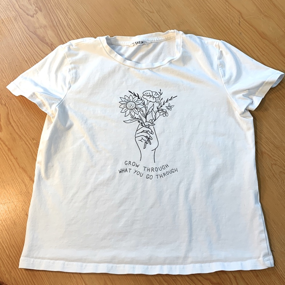 Shein Girls Inspirational Tee Shirt